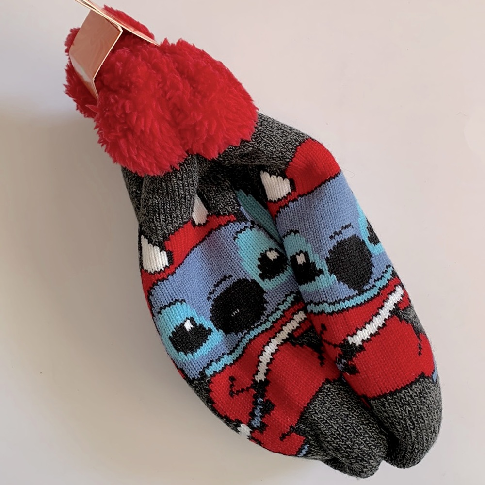 New Disney Stitch Slipper Socks